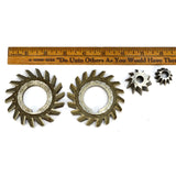 Steampunk SIDE MILLING CUTTER Lot of 7 MILL CUTTERS Brown & Sharpe F&D Morse ++!