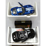 Lot of 2 BURAGO DIECAST CARS 1:18 Scale BMW M ROADSTER #3349 Dodge Viper #3030