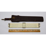 Vintage FREDRICK POST "VERSALOG" SLIDE RULE No. 1460 in Leather Case! c.1960-68
