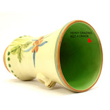 Antique WELLER POTTERY BONITO VASE 7.25" Hand-Painted FLORAL MOTIF Artist Signed