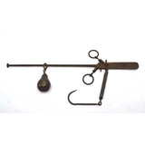 VTG/Antique "BEMIS & CALL CO." STEELYARD SCALE Cast Iron BEAM BALANCE 0-75 Range