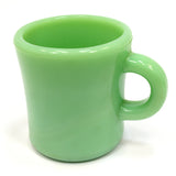 Excellent! JADEITE "FIRE-KING" OVEN-WARE MUG 3-1/2"T, C-Handle HEAVY RESTAURANT