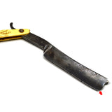 Antique WADE & BUTCHER STRAIGHT RAZOR Ornate CARVED BONE SCALES Sheffield RARE!!