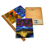 Antique SALESMAN SAMPLE(?) Painted Tile/Panel "COLUMBIAN ART METAL WORKS" (6of8)