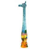 Signed Original TUROV ART CERAMICS GIRAFFE FIGURINE 25" Tall! ISLAND/BEACH MOTIF