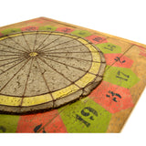 Antique FOLK ART DART BOARD 13.5 Diameter HOMEMADE/AAFA Primitive COUNTRY DECOR