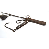 VTG/Antique "BEMIS & CALL CO." STEELYARD SCALE Cast Iron BEAM BALANCE 0-75 Range