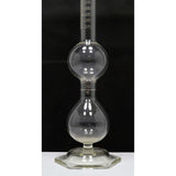 Chemistry LAB GLASS by PYREX 450 ml GRADUATED CYLINDER w/ 2 UNUSUAL BULBS Rare?