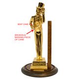 Vintage CAST METAL "I.W. HARPER" Bourbon Man AWARD/TROPHY (Decanter Mold) RARE!!