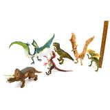 Excellent! JURASSIC PARK III (3) TOY DINOSAUR FIGURES Lot of 6 T-REX V-Raptor ++