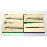 Vintage FABER-CASTELL "PINPOINT" PEN Lot of 4 Boxes RED-BLACK-BLUE-GREEN 48 Pens