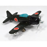 Vintage TONKA GOBOTS "ZERO" #40 Enemy Robot PROPELLER AIRPLANE w/ CARD-BACK 1984