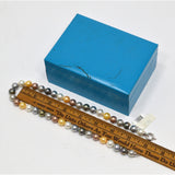 In Box JOIA DE MAJORCA 'MAN-MADE PEARL' NECKLACE 18" Multicolored RHODIUM CLASP