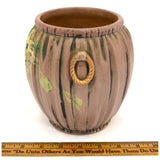 Antique WELLER POTTERY LOUELLA VASE by RUDOLPH LORBER Ring Handles MATTE c.1915