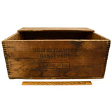 Vintage DUPONT "SPECIAL GELATIN" CRATE 60% Strength HIGH EXPLOSIVE BOX + 1/3 Lid