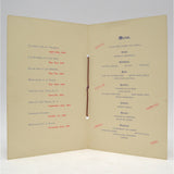 Antique MILITARY ANNIVERSARY DINNER INVITATION, 1900 Battery 'E' HEAVY ARTILLERY