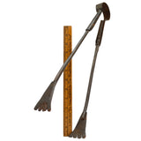 Antique WROUGHT IRON SPRING TONGS by HENRY BOKER German LABORATORY GRABBER TOOL