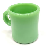 Excellent! JADEITE "FIRE-KING" OVEN-WARE MUG 3-1/2"T, C-Handle HEAVY RESTAURANT