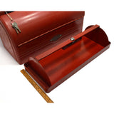 Vintage CRAFTSMAN "DOME" TOOL BOX Lunchbox w/ Tray UPSIDE-DOWN LOGO *Repainted*
