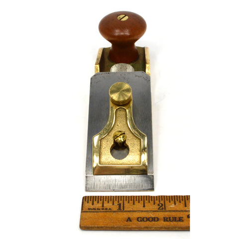 Killer! LIE NIELSEN (L-N) 'SMALL CHISEL PLANE' No. 97-1/2 Excellent BRONZE/BRASS