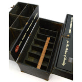 Vintage "RCA TELEVISION TUBES" REPAIRMAN CASE Tri-Fold TV TUBE STORAGE BOX Rare!