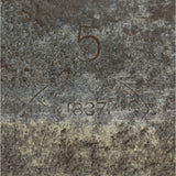 Antique COOPERS CHAMFER DRAW KNIFE by L&I.J WHITE L-Shaped 5" CURVED BLADE c1837