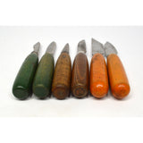 Vintage CARVING KNIFE LOT OF 18 w/ Wood Handles JAPAN & OTHER SCULPTING KNIVES!