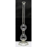 Chemistry LAB GLASS by PYREX 450 ml GRADUATED CYLINDER w/ 2 UNUSUAL BULBS Rare?