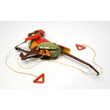Vintage MECHANICAL TIN TOY "CURT" No. 420 ROPE CLIMBING MONKEY by DBS of Germany