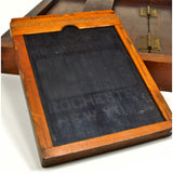 Antique LARGE 8X10 PRINTING FRAME + KODAK "MASKIT" & #3 PLATE HOLDER 3-Piece Lot