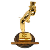 Vintage CAST METAL "I.W. HARPER" Bourbon Man AWARD/TROPHY (Decanter Mold) RARE!!