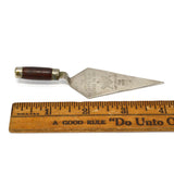 Vintage MASONIC 4" MINI TROWEL Freemasons JEFFERSON LODGE, PITTSBURGH 1854-1929