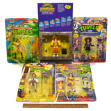 New on Card TMNT APRIL FIGURE Lot of 5 TEENAGE MUTANT NINJA TURTLES Figures MOC