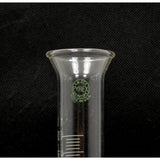 Chemistry LAB GLASS by PYREX 450 ml GRADUATED CYLINDER w/ 2 UNUSUAL BULBS Rare?