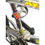 Old School GT "MACH ONE" BMX BIKE 18.5"/47cm CHROME BICYCLE "4130 Cro-Mo" c.1993