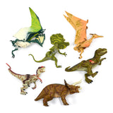 Excellent! JURASSIC PARK III (3) TOY DINOSAUR FIGURES Lot of 6 T-REX V-Raptor ++
