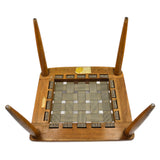 Vintage MID-CENTURY TOMLINSON "SOPHISTICATE" ARM CHAIR Modern CURVED BACK Walnut