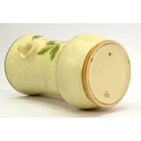 Antique WELLER POTTERY BONITO VASE 7.25" Hand-Painted FLORAL MOTIF Artist Signed