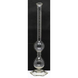 Chemistry LAB GLASS by PYREX 450 ml GRADUATED CYLINDER w/ 2 UNUSUAL BULBS Rare?