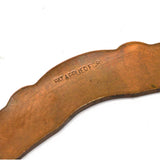 VTG/Antique HAMMERED COPPER SERVING TRAY American "PAT APPLIED FOR" at Handles