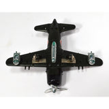 Vintage TONKA GOBOTS "ZERO" #40 Enemy Robot PROPELLER AIRPLANE w/ CARD-BACK 1984