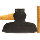 Antique HEWING BROAD AXE Pennsylvania Pattern DANIEL SIMMONS & CO Handle c.1848