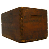 Vintage WINCHESTER WOOD AMMO CRATE 15x10x9 Repeater SMALL ARMS AMMUNITION Patina