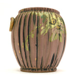 Antique WELLER POTTERY LOUELLA VASE by RUDOLPH LORBER Ring Handles MATTE c.1915