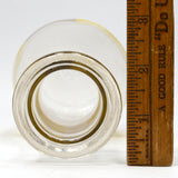 Vintage ACL/PYRO GLASS "ICE CREAM" MILK BOTTLE Yellow "SMITH'S MODEL DAIRY INC."