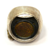 Bradford Exchange 1903 INDIAN HEAD PENNY in Sterling Silver EAGLE RING! Size ~12