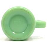 Excellent! JADEITE "FIRE-KING" OVEN-WARE MUG 3-1/2"T, C-Handle HEAVY RESTAURANT
