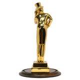 Vintage CAST METAL "I.W. HARPER" Bourbon Man AWARD/TROPHY (Decanter Mold) RARE!!