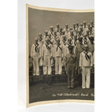 Vintage SIGNED 1942 PHOTOGRAPH PRINT "Co. #10 ELECTRICAL NAVAL TRAINING STATION"