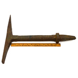 Antique COOPERS STAKE ANVIL Unbranded BLACKSMITH-TINSMITH TOOL Forged Iron c19th